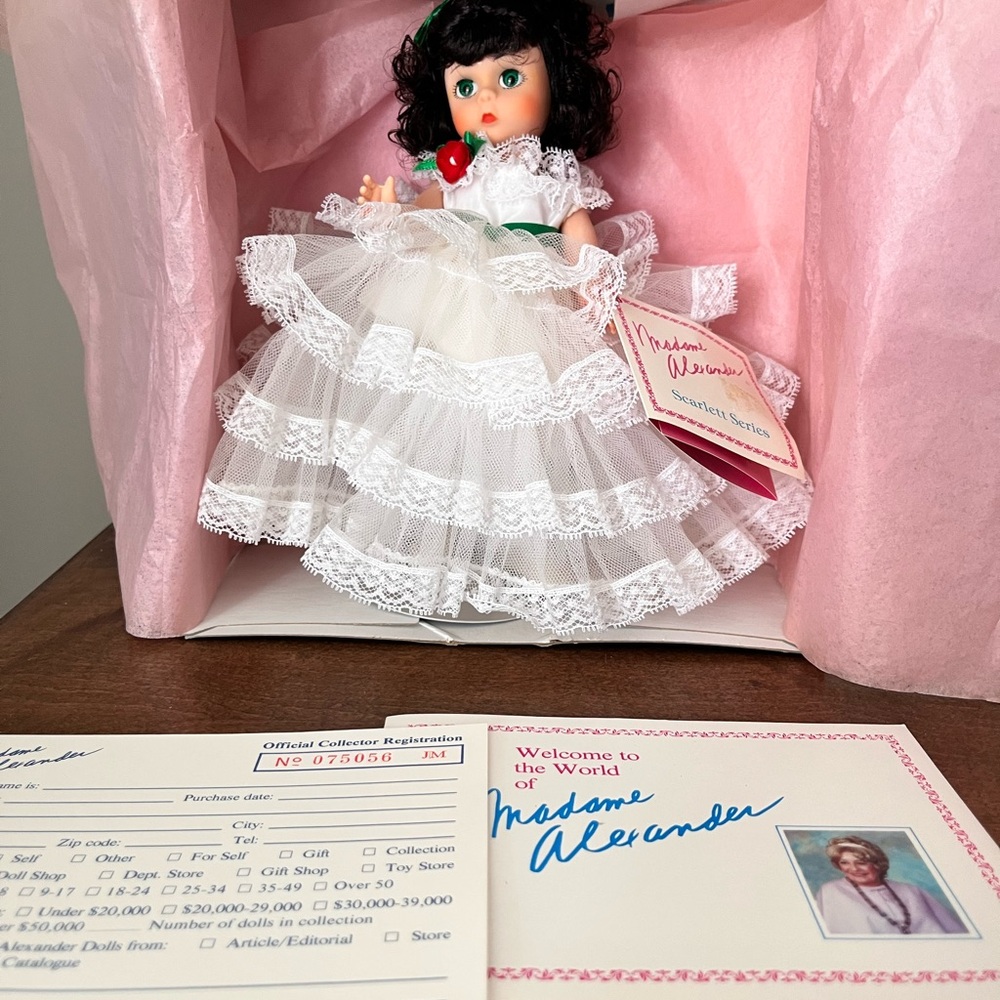 Madame Alexander Doll Scarlet Gone with the wind Vintage